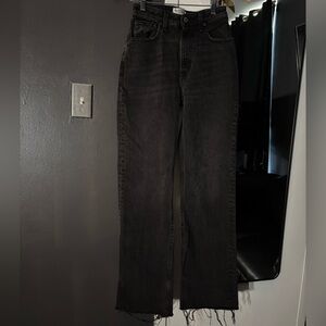 Abercrombie & Fitch Curve Love 90s Relaxed Straight Jeans